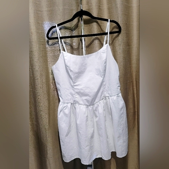 No Boundaries White Sweet  Spaghetti Strap Sun Dress NoBo NWT SZ XL - Picture 1 of 7